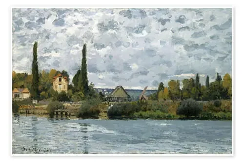 The Seine at Bougival de Alfred Sisley Bridgeman Images
