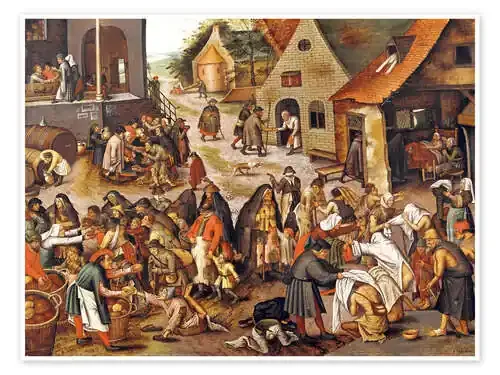 The Seven Acts of Mercy de Pieter Brueghel d.J. Master Collection