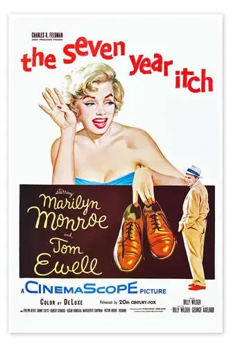 THE SEVEN YEAR ITCH, Marilyn Monroe, Tom Ewell Everett Collection