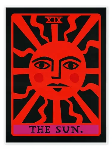 The Sun – Tarjeta de Tarot de Fox & Velvet