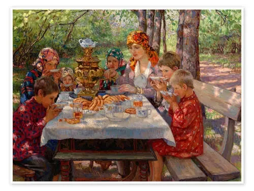 The Teacher‘s Guests de Nikolay Bogdanov-Belsky Master Collection