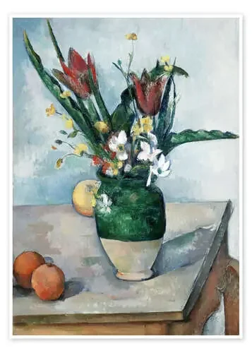 The Vase of Tulips de Paul Cézanne Bridgeman Images