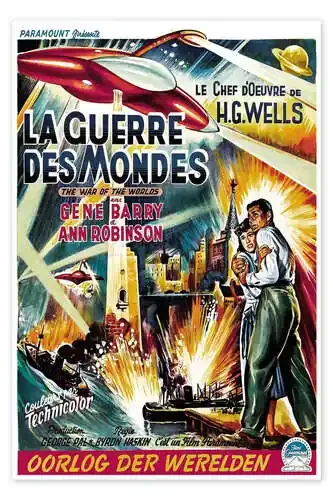 THE WAR OF THE WORLDS 1953 Everett Collection
