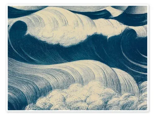 The Wave de Christopher Nevinson Nook Vintage Archive