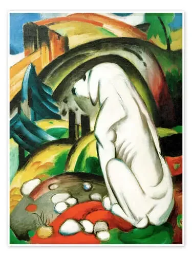 The white dog de Franz Marc akg-images