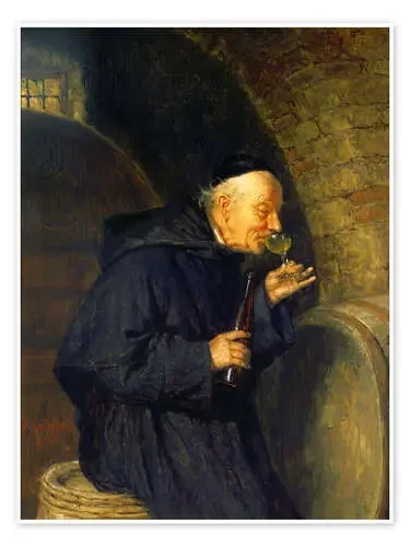 The wine tasting de Eduard Grützner ARTOTHEK
