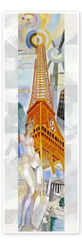 The woman and the tower de Robert Delaunay Master Collection
