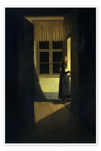 The Woman With the Candlestick de Caspar David Friedrich Bridgeman Images