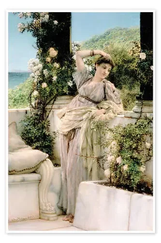 Thou Rose of All the Roses de Lawrence Alma-Tadema Bridgeman Images