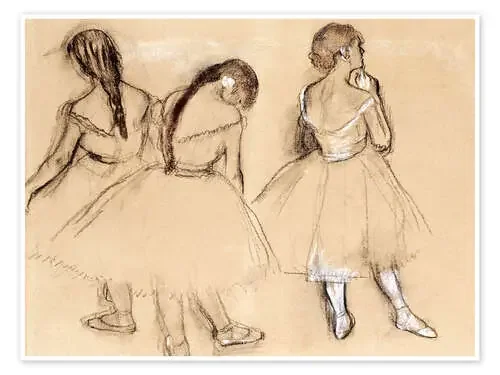 Three Dancers de Edgar Degas Bridgeman Images