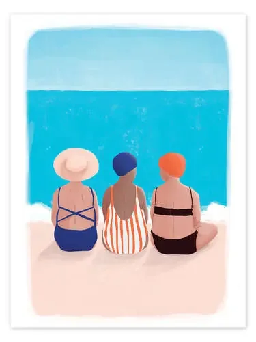 Three Ladies at the Beach 1x