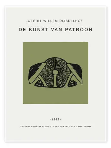 Three Mushrooms, 1892 de Gerrit Willem Dijsselhof Exhibition Posters