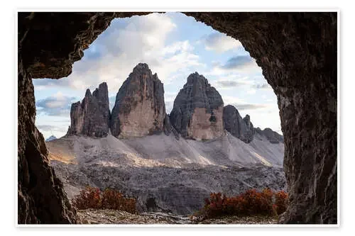 Three peaks, Dolomites, South Tyrol de Gerhard Wild