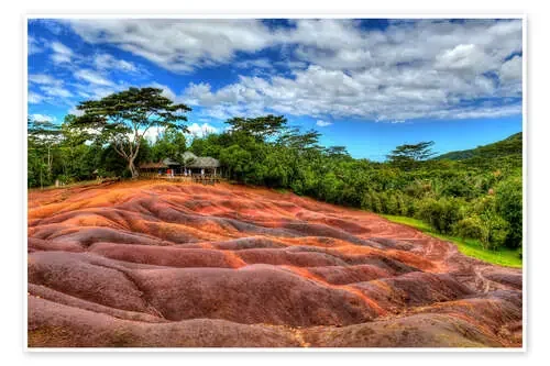 Tierra de siete colores en Mauricio de HADYPHOTO