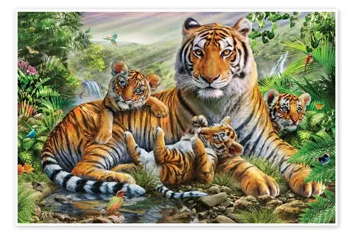 Tiger and Cubs de Adrian Chesterman MGL Licensing