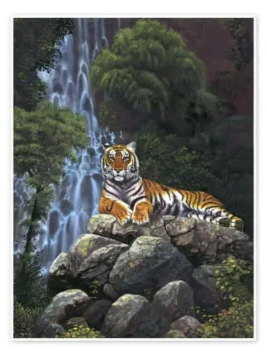 Tiger waterfall de Chris Hiett MGL Licensing