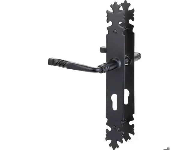Tirador de puerta de entrada – loira – brionne – negro – llave i – 195 mm | Brico Depôt Compra Online