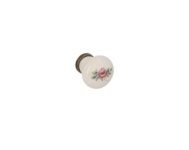 Tirador para muebles, material aleación de zinc / porcelana | Brico Depôt Prezzo Basso