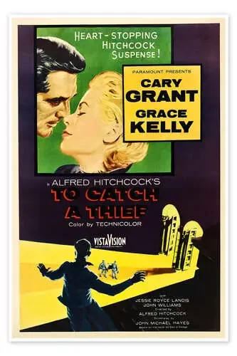 TO CATCH A THIEF, Alfred Hitchcock, Cary Grant, Grace Kelly Everett Collection