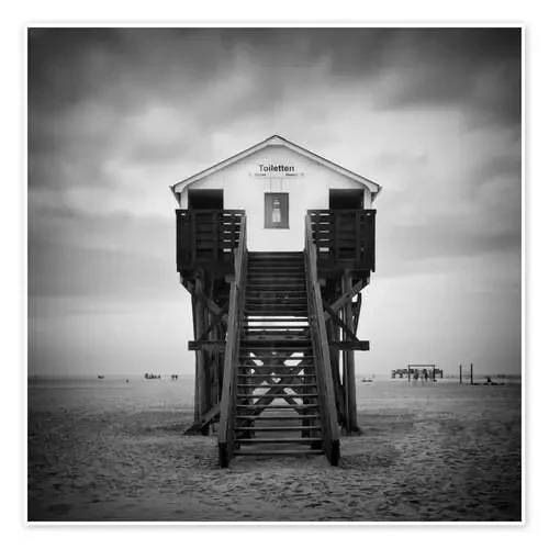 Toilet on the beach de Carsten Meyerdierks