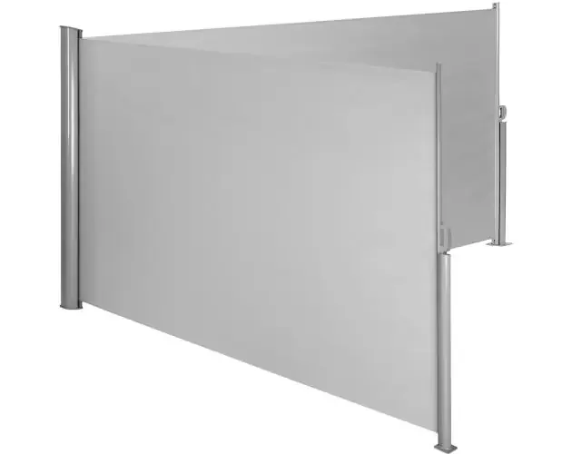 Toldo lateral doble, 180 x 600 cm, gris | Brico Depôt Offerta Del Giorno