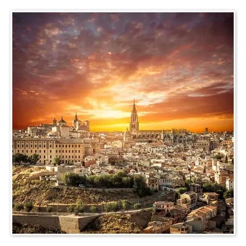 Toledo over sunset Editors Choice