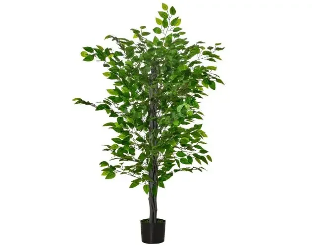 Top Qualità Planta artificial ø15×135 cm peva, pe, cemento color verde Homcom | Brico Depôt