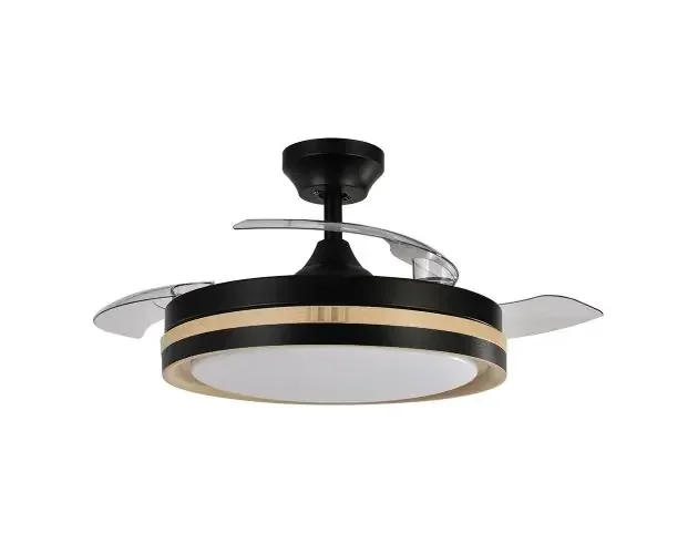 Top Qualità Ventilador de techo viper negro cct regulable 49cm | Brico Depôt