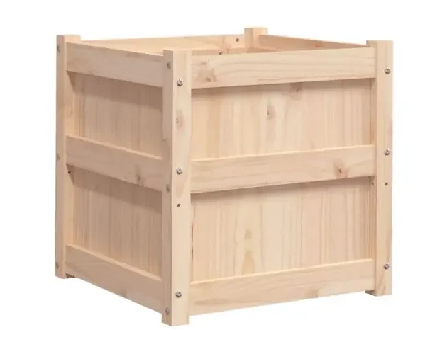 Top Qualità vidaXL jardinera madera maciza de pino 50x50x50 cm | Brico Depôt