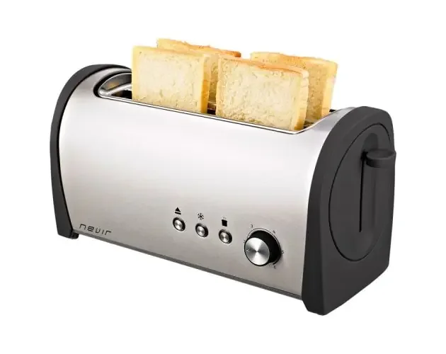 Tostador nevir nvr-9831t inox largo doble | Brico Depôt Lusso