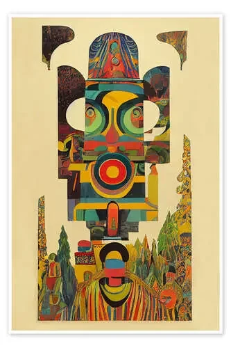 Totem Face – Composition II de Mariusz Flont