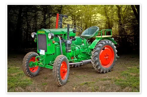 Tractor antiguo de Peter Roder