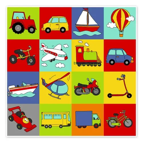 transportation mosaic de Fluffy Feelings