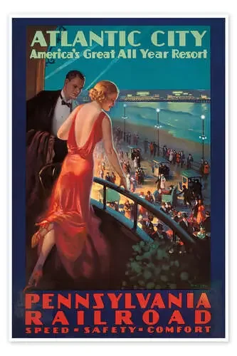 Travel to Atlantic City with the Pennsylvania Railroad de Edward Mason Eggleston ARTOTHEK