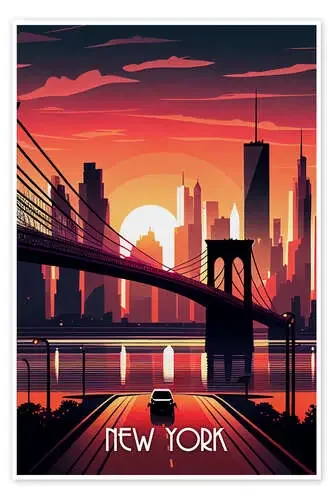 Travel to New York de Durro Art