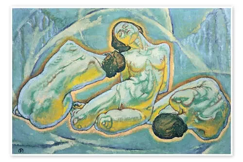 Tres mujeres agazapadas de Koloman Moser Master Collection
