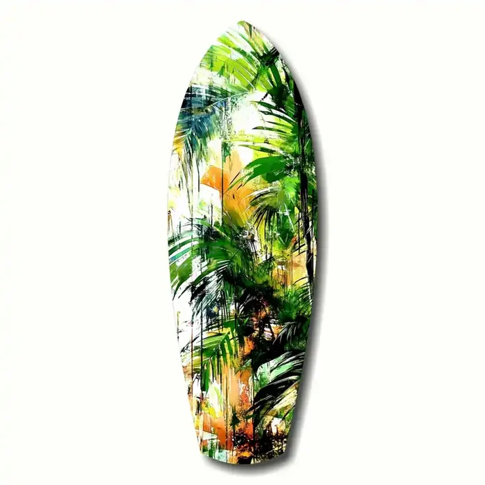 Tropical Forest Glass Wall Art – 12 » X 35 «