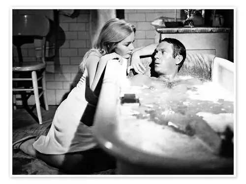 Tuesday Weld and Steve McQueen in The Cincinnati Kid Everett Collection