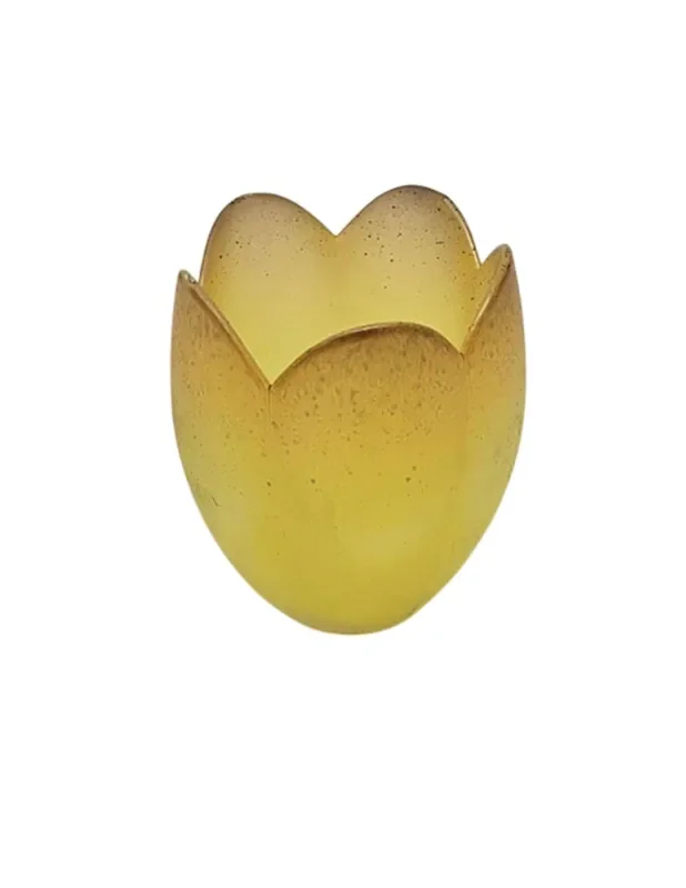 Tulipa para Lámpara de Cristal Pétalo Fuego