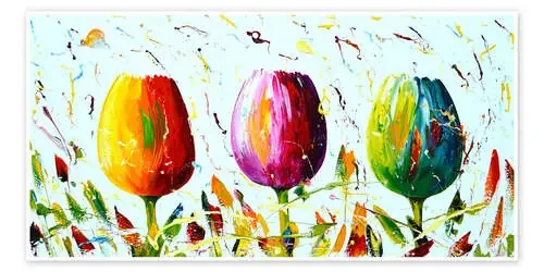 Tulips VI de Theheartofart Gena