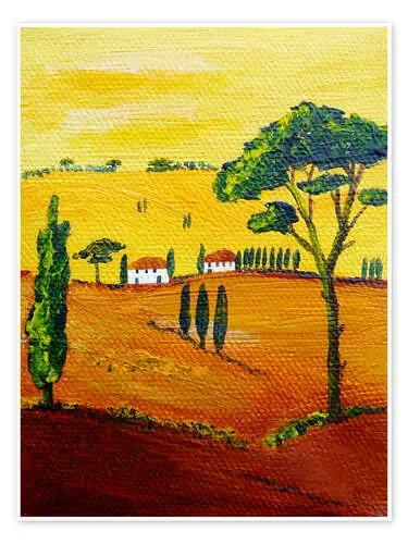 Tuscany landscape 1 de Christine Huwer