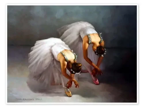 Two ballet dancers de Choong Yeul Yoo