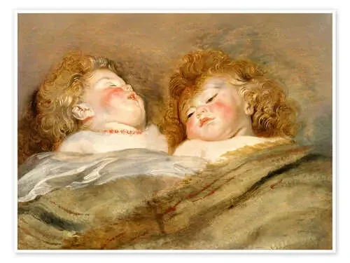 Two Sleeping Children de Peter Paul Rubens Master Collection