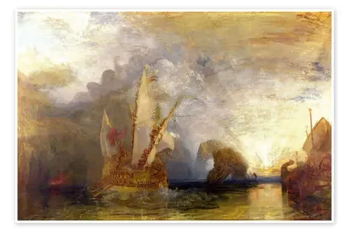 Ulises se burla de Polifemo de Joseph Mallord William Turner Master Collection