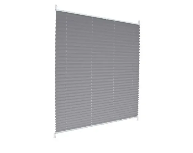 Ultima Occasione Cortina plisada para ventanas sistema 80 x 150 cm gris ecd germany | Brico Depôt