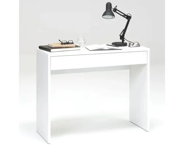 Ultima Occasione Fmd escritorio con cajón ancho blanco 100x40x80 cm 362-001 | Brico Depôt