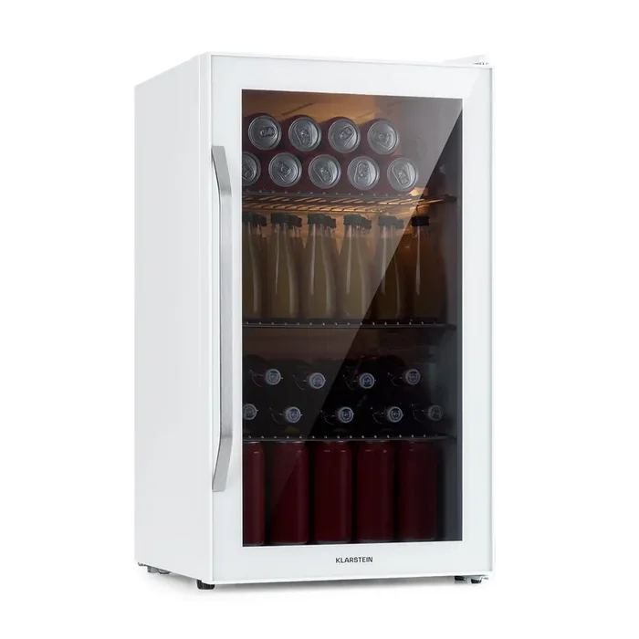 Ultima Occasione Klarstein Beersafe Reflect Nevera de Bebidas 84,5cm 80L Blanco