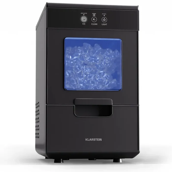 Ultima Occasione Klarstein Ice Galet | Eisnugget-Maschine | Crunchige Nuggets | 20 kg/d Negro