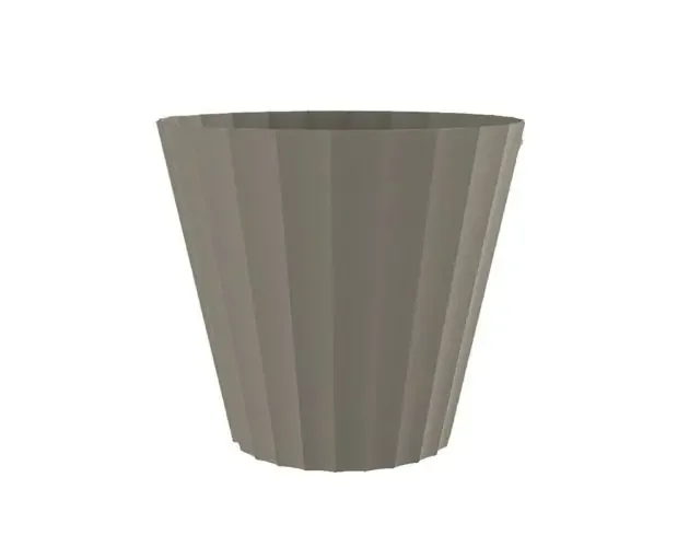 Ultima Occasione Maceta de inyección doric color taupe ø22x20cm | Brico Depôt