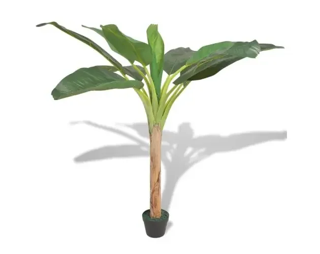 Ultima Occasione vidaXL árbol bananero artificial con macetero 150 cm verde | Brico Depôt